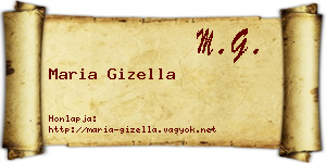 Maria Gizella névjegykártya